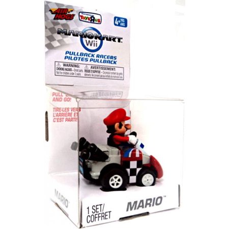 Super Mario Mario Kart Wii Air Hogs Pullback Racers Mario Exclusive Go-Kart