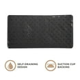thumbnail image 2 of Bath Bliss PVC  Extra Long Aqua Gel Rectangular Bath Mat in Black, 2 of 5