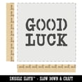 thumbnail image 2 of Good Luck Fun Text DIY Cookie Wall Craft Stencil - 9.0 Inch, 2 of 5