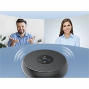 EMEET M1A, Zoom Certified USB Speakerphone, two AI Mics 360° Voice Pickup with Noise Reduction and Echo Cancellation, ideal for for 5-8 People, Plug&Play, with Type C-A Adapter