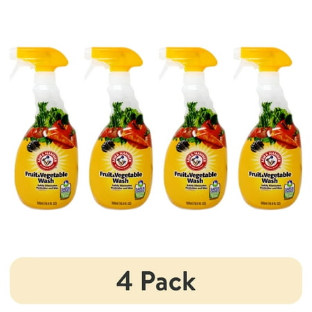 (4 pack) Arm & Hammer Fruit & Vegetable Wash, 16 oz, Pack of 1