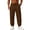 Coffee_006, variant on Men’s Tapered Sweatpants Fashion Streetwear Waist Elastic Drawstring Joggers Pants Athletic Workout Gym Pants with Pockets Black L