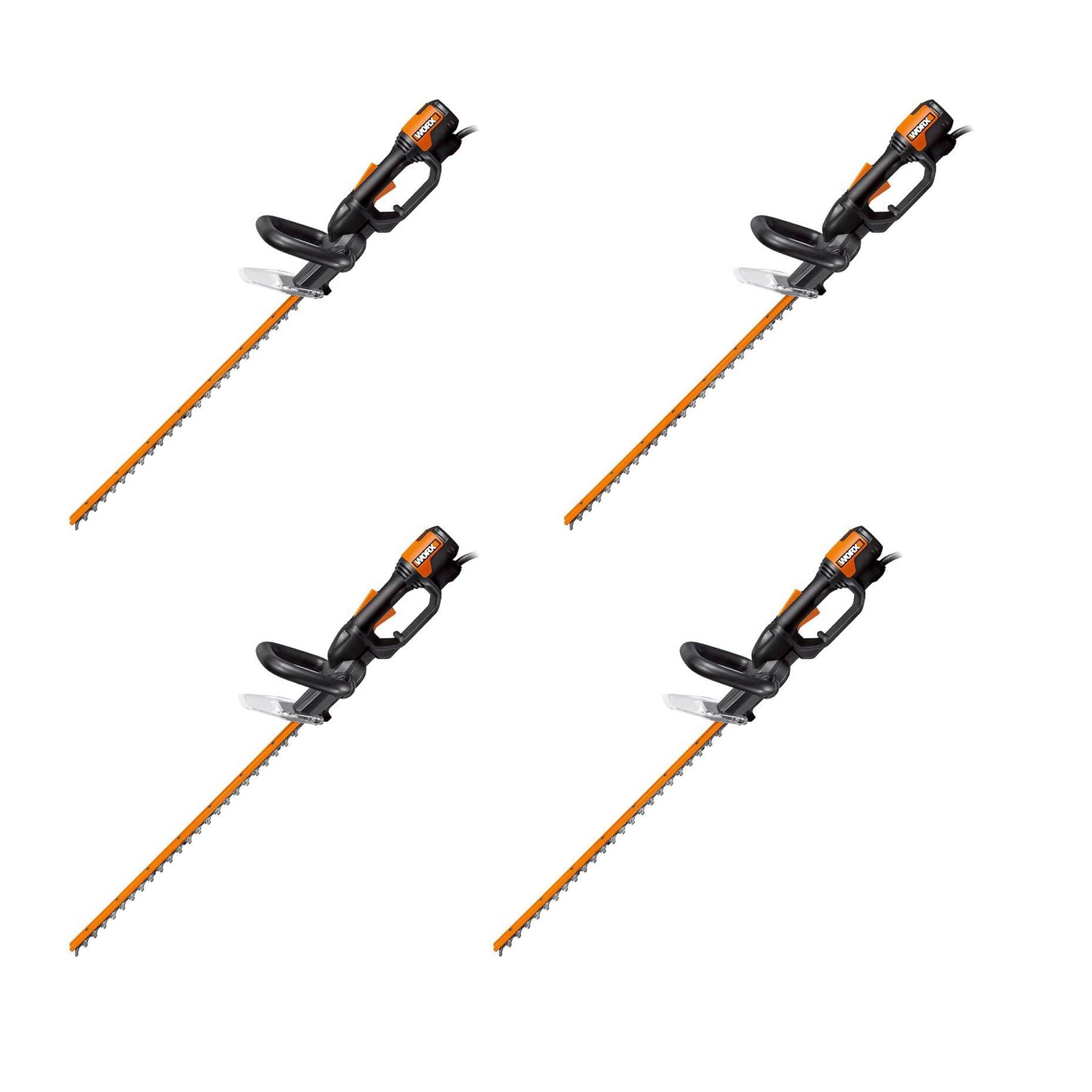 Worx WG209 24 Inch 4 Amp Lightweight Corded Electric Hedge Trimmer (4