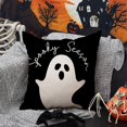 thumbnail image 2 of Halloween Pillow Covers 20x20 Ghost Halloween Pillow Covers Decorations Black Halloween Pillows Decorative for Halloween Home Decor for Sofa 21, 2 of 6