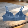 thumbnail image 6 of Hrsba No Underwire Bra,Solid Color Supportive Push Up Breathable Lightweight Regular Wear Intimates for Women, 6 of 7