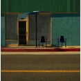 thumbnail image 2 of Labagnara, Roxana 15x15 Gold Ornate Wood Framed with Double Matting Museum Art Print Titled - Santa Monica Boulevard, 2 of 4