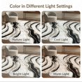 thumbnail image 7 of ODIKA 2'x3' Washable Doormat Abstract Bordered Veined Motif Streaks Flow Symmetrical Swirl Flowing Dynamic for Entryway, Kitchen, Laundry Room, Non-Slip, Low Pile, 7 of 7