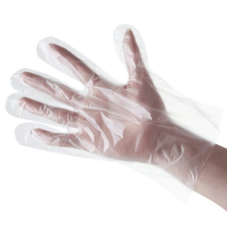 

100pcs Disposable Plastic PE Gloves for Home Kitchen Restaurant