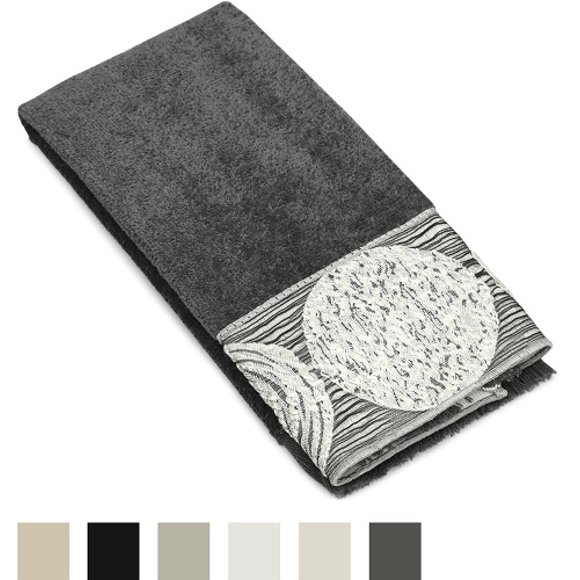 (Fingertip, Granit) - Serviette de Fingertip de Galaxie Avanti Linens, Granit