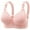 Pink, variant on Aofany 2025! Womens Plus Size Bra, Woman's Solid Gathered Together Large Size Daily Bra Underwear No Rims, 36C-46C