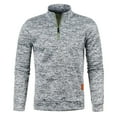 thumbnail image 2 of Quarter Zip Men Mens 1/4 Zip Pullover Men's Quarter Zip Sweater Slim Fit Casual Pullover Sweater Mock Neck, 2 of 2