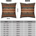 thumbnail image 5 of Vintage Striped Boho Pillow Covers Bohemian Throw Pillow Covers 18x18 Set of 2 Geometric Pattern Pillow Case for Home Decor Couch Outdoor, 5 of 6