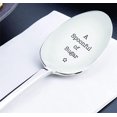 thumbnail image 3 of Best Birthday for Men Women - A SpoonFul of Sugar Engraved Stainless Steel Spoon-7inch, 3 of 5