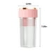thumbnail image 3 of Batidora portátil USB recargable - exprimidor personal de 450 ml para batidos y batidos con 6 cuchillas, batería de 1500mAh, diseño adaptado para viajar en blanco, verde y rosa, 3 of 8