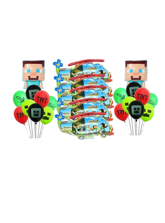 Minecraft Party Decorations in Minecraft Party Supplies