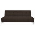 thumbnail image 3 of Sofa Cama Reclinable El Bazar Store New York Chocolate Futon 3 posiciones Sala Love Seat, 3 of 7