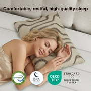 Novilla Snowfall 12 inch Queen size Mattress in a Box, Hybrid Medium Support Mattresses, Pocket Spring and CertiPUR-US, Pressure Relief & Motion Isolation