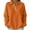Orange, variant on Women's Waffle Quarter Zip Pullover, Stand Collar Drop Shoulder Sweatshirt, Solid Color Long Sleeve Top, Casual Textured Blouse, Comfort Stretch Pocket Pullover White M