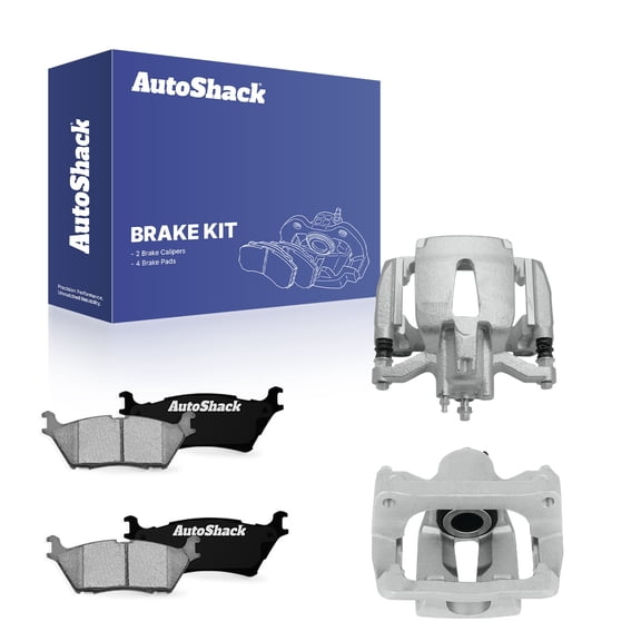 AutoShack Rear Brake Calipers   Ceramic Brake Pads Replacement for 2019-2020 Ford F-150 6-PC Kit