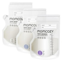 Momcozy Breastmilk Storage Bag, 8Oz Temp-Sensing Color Change Milk Bag for Breastfeeding