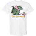 thumbnail image 3 of Inktastic Funny Tea Rex Party T-Shirt, 3 of 5