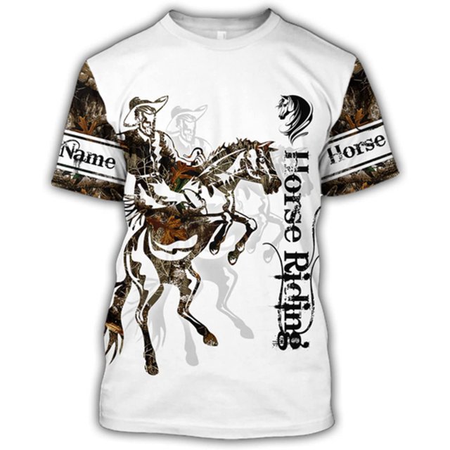 "Xishao Camisetas Hombre Hermoso Amor Caballo Animal 3D Impreso Mujeres Hombres Camiseta Verano Moda Harajuku Manga Corta Camisetas Unisex Tops Ropa" Xishao ropa