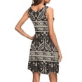 thumbnail image 4 of OutfitShow Women Summer Casual V-Neck Tank Dress Beach Cover Up with Side Pockets, 4 of 5