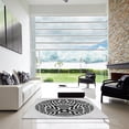 thumbnail image 7 of Ahgly Company Machine Washable Indoor Rectangle Transitional Light Black Area Rugs, 5' x 8', 7 of 7