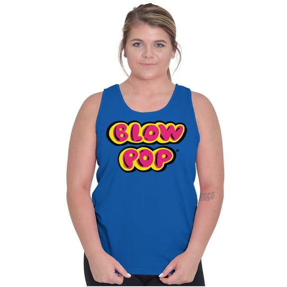 Vintage Blow Pop Cute Bubblegum Candy Tank Top T Shirts Men Women Brisco Brands S
