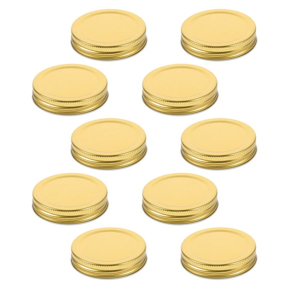 FUEENIRVA Regular Mason Jar Lids Tinplate Food Preservation For Home Users Food Storage 10Pack