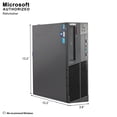 thumbnail image 2 of Lenovo ThinkCentre M82 SFF Business Desktop Computer PC, Intel Quad Core i5-3550 up to 3.7GHz, 8G DDR3, 512G SSD, DVDRW, WiFi, BT, DP, VGA, Windows 10 Pro 64 Bit English/Spanish/French(Renewed), 2 of 5
