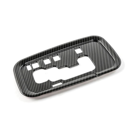 KAIHUIXING Carbon Fiber Gear Shift Panel Decor Cover Trim Frame Front 1 Pieces/Set for Jeep for Wrangler 2007-2018 for Wrangler JK 2018 CFGSPDCTFF2JWJ