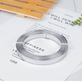 thumbnail image 6 of 16.4 Feet 0.39inch Wide Flat Aluminum Silver Jewelry Craft Wire for Jewelry Making, 6 of 7
