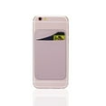 thumbnail image 2 of 1-Pack Universal Stick-On Phone Wallet Pocket, Adhesive Cell Phone Card Holder Pouch for ID Credit Cards Cash, Fits Most iPhone Android Smartphones TIKA, 2 of 4