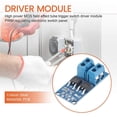 thumbnail image 4 of 10PCS DC 5V-36V 15A MOSFET MOS FET Trigger Switch Driver Module, 4 of 5