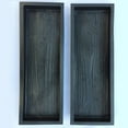 thumbnail image 3 of 2 Piezas de Moldes de Madera para , Piedras, Placas de Plástico, Plantillas de Hormigón con Aspecto de Madera para Decoración de Jardines, Pati, 3 of 8