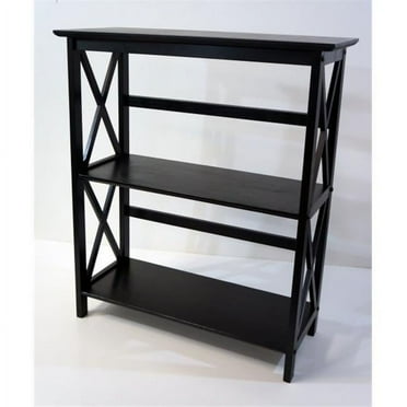 Ltd  Montego 3 tier Bookcase  Black