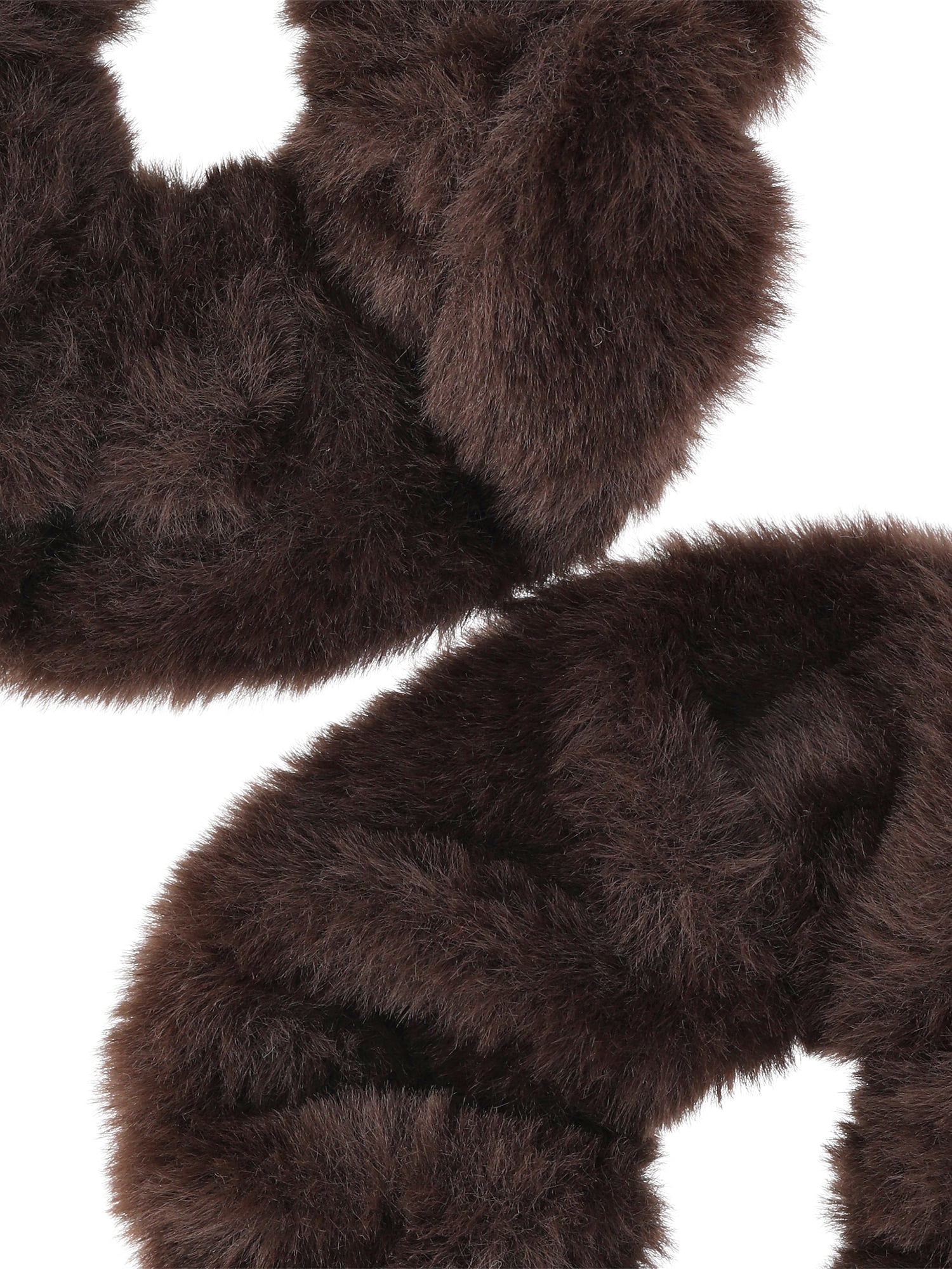 Weekend Academy Girls Fluffy Scrunchies Set, 2-Piece