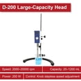 thumbnail image 1 of D-200 Lab Homogenizer Machine High Shear Electric Emulsifier Disperser Mixer With Digital Display Rotor Stator Probe ,High Speed, 1 of 6