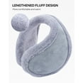 thumbnail image 6 of Whiteleopard Winter Faux Rabbit Fur Ear Muffs - Unisex Cozy Ear Warmers, 6 of 7