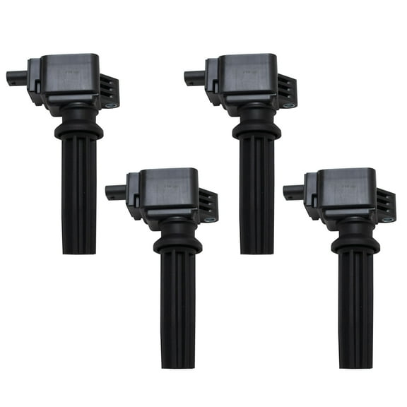 TRQ Engine Spark Ignition Coil Direct Fit Kit Set of 4 for Lincoln Land Rover ICA64260 Fits select: 2012-2018 FORD FOCUS, 2013-2019 FORD ESCAPE