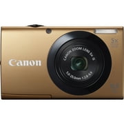 Canon PowerShot A3400 IS 16 Megapixel Compact Camera, Gold