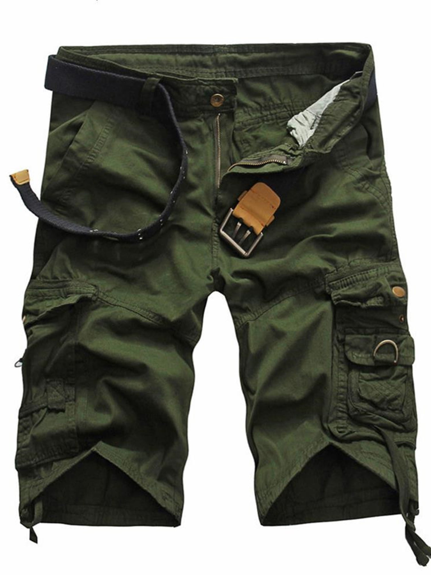 UK Mens Summer Outdoor Cargo Combat Pocket Shorts Leisure Wear Beach Pants 30-40 