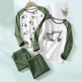 thumbnail image 3 of Pijamas de Navidad para niños, ropa interior de algodón cálido, conjuntos de pijamas de dibujos animados para niños y niñas, Invierno, 3 of 4