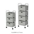 thumbnail image 5 of Lavish Home 4-Drawer Fabric Dresser Cart for Closet, Portable Storage Unit for Home and Office (Gray), 5 of 6