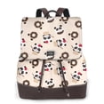 thumbnail image 1 of Balery Panda Ice Creams Donuts Mochila de Cuero para Mujeres, Gran Capacidad, Bolsa de Viaje Multifuncional, Mochila de Cuero y Bolsa de Hombro para Mujeres, 1 of 4