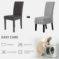thumbnail image 7 of Wehilion Dining Chair Covers Stretch Parsons Chair Slipcover with Skirt Chair Covers for Dining Room Restaurant Banquet, 7 of 7