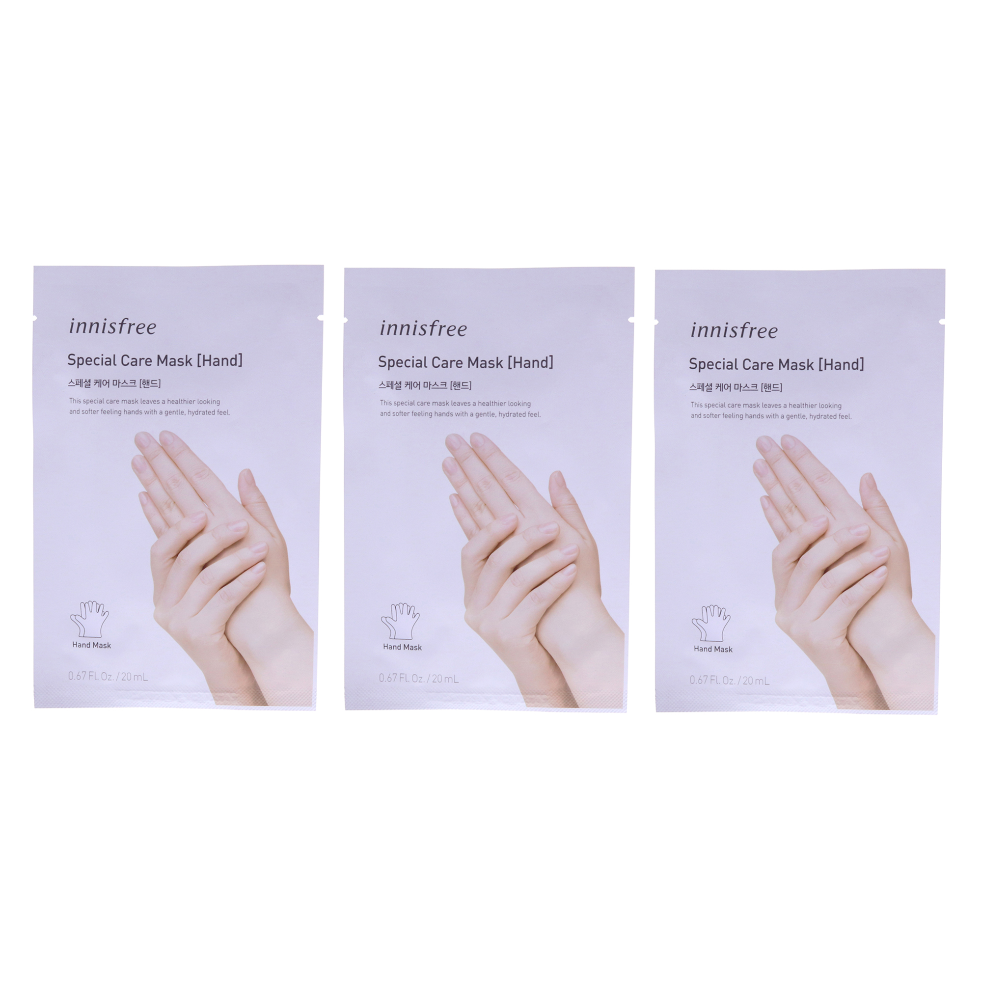 Special Care Hand Mask by Innisfree for Unisex 0.67 oz Mask Pack of 3 Walmart Canada
