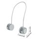 thumbnail image 3 of Fiudx Liquidación de ofertas flash Nuevo ventilador de bolsillo plegable con carga USB, portátil, Slacker Mute Leaf Slings Fan, 3 of 7