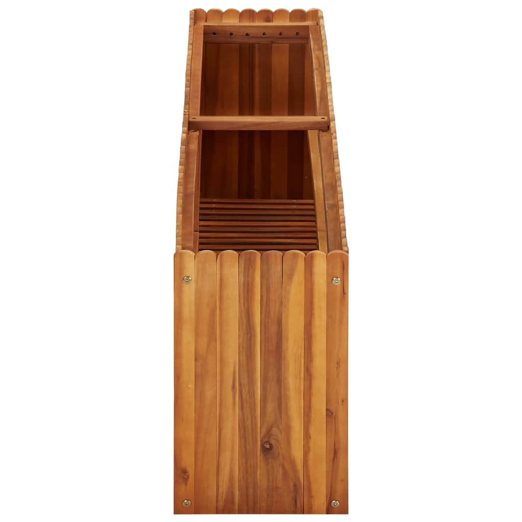 Kepooman Outdoor Garden Bed, Solid Wood Raised Planter Box for Home, 59" x 11.8" x 19.6" Kepooman Outdoor Garden Bed, Solid Wood Raised Planter Box for Home, 59" x 11.8" x 19.6"